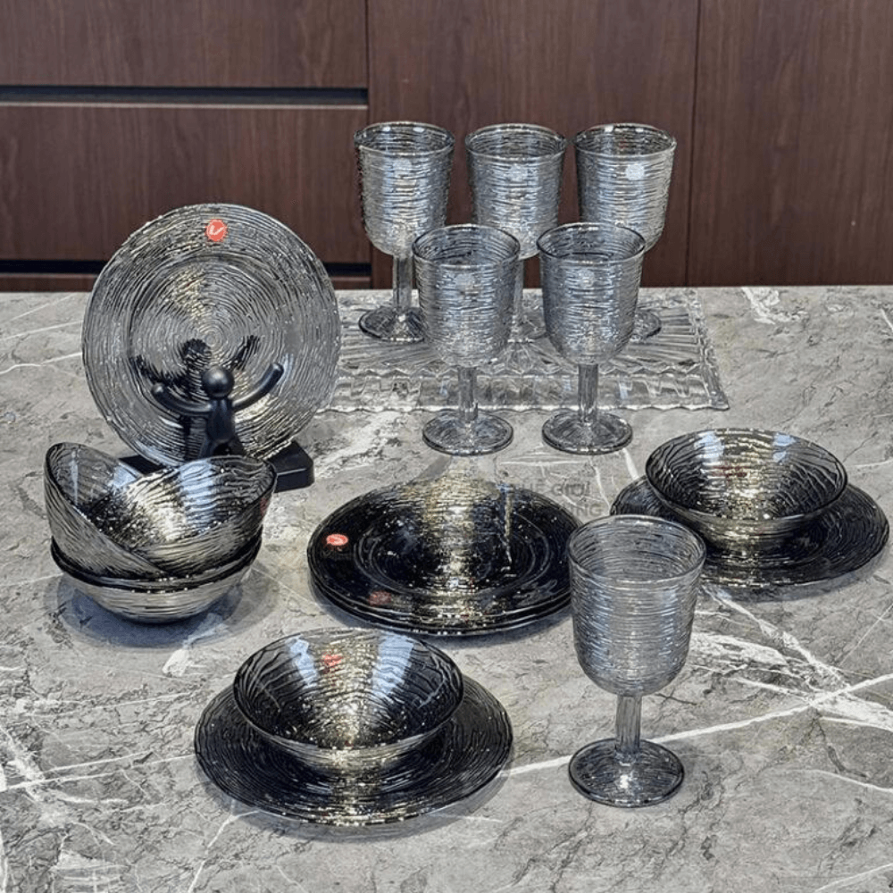 Set 18 món bát, đĩa, ly cao cấp Viola From Germany