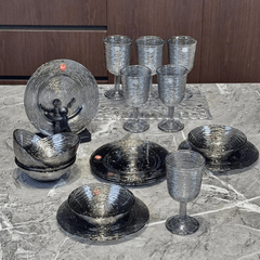 Set 18 món bát, đĩa, ly cao cấp Viola From Germany