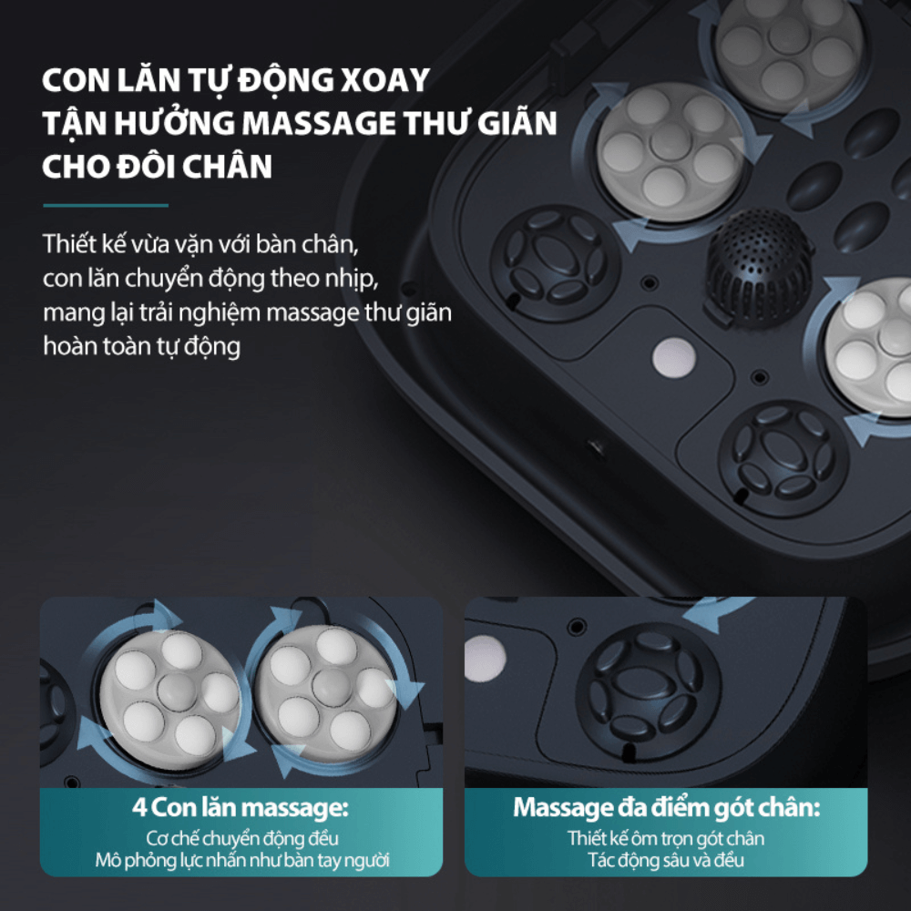 Bồn ngâm chân massage Philips PPM6504