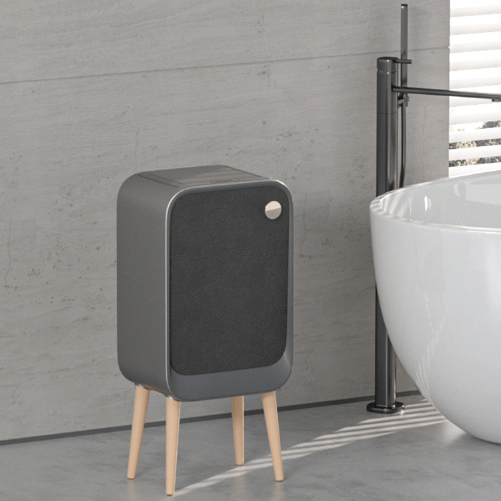 Thùng rác cảm biến ELPHECO mở hai cánh có chân 20L, nhiều màu