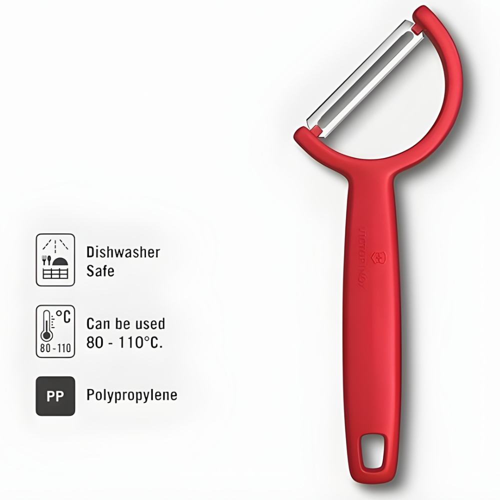 Dụng cụ nạo rau củ đa năng chữ Y Victorinox màu đỏ