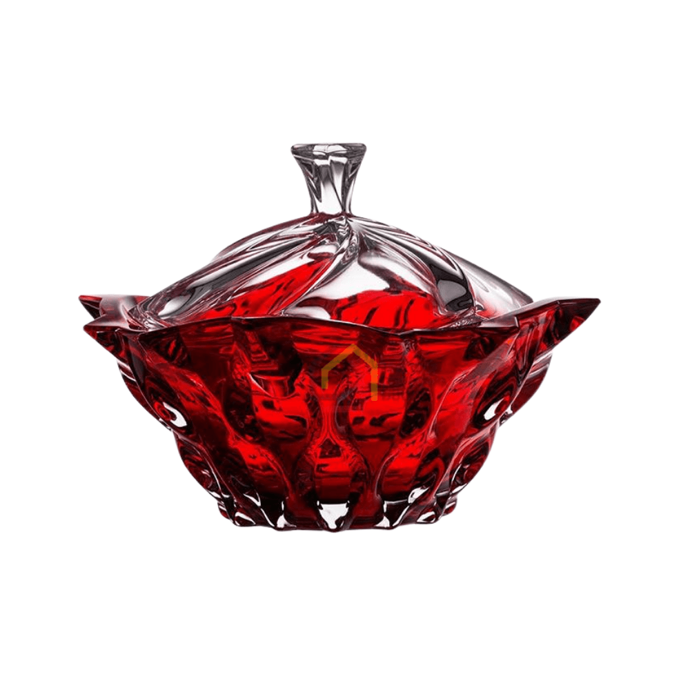 Thố pha lê Bohemia Samba 21cm nhiều màu