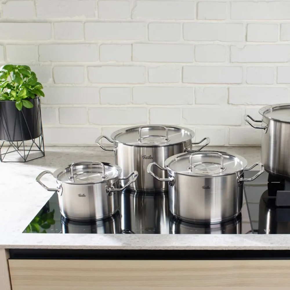 Bộ nồi Fissler Profi set 3 món vung thép made in Germany