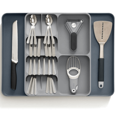 Bộ khay chia ngăn kéo, để dao thìa dĩa Joseph Joseph 85166 DrawerStore Grey