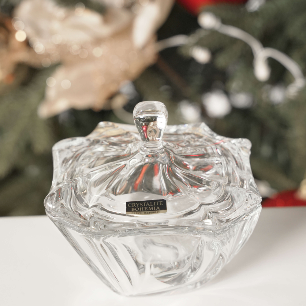 Thố kẹo Bohemia Neptune cao cấp 13 cm