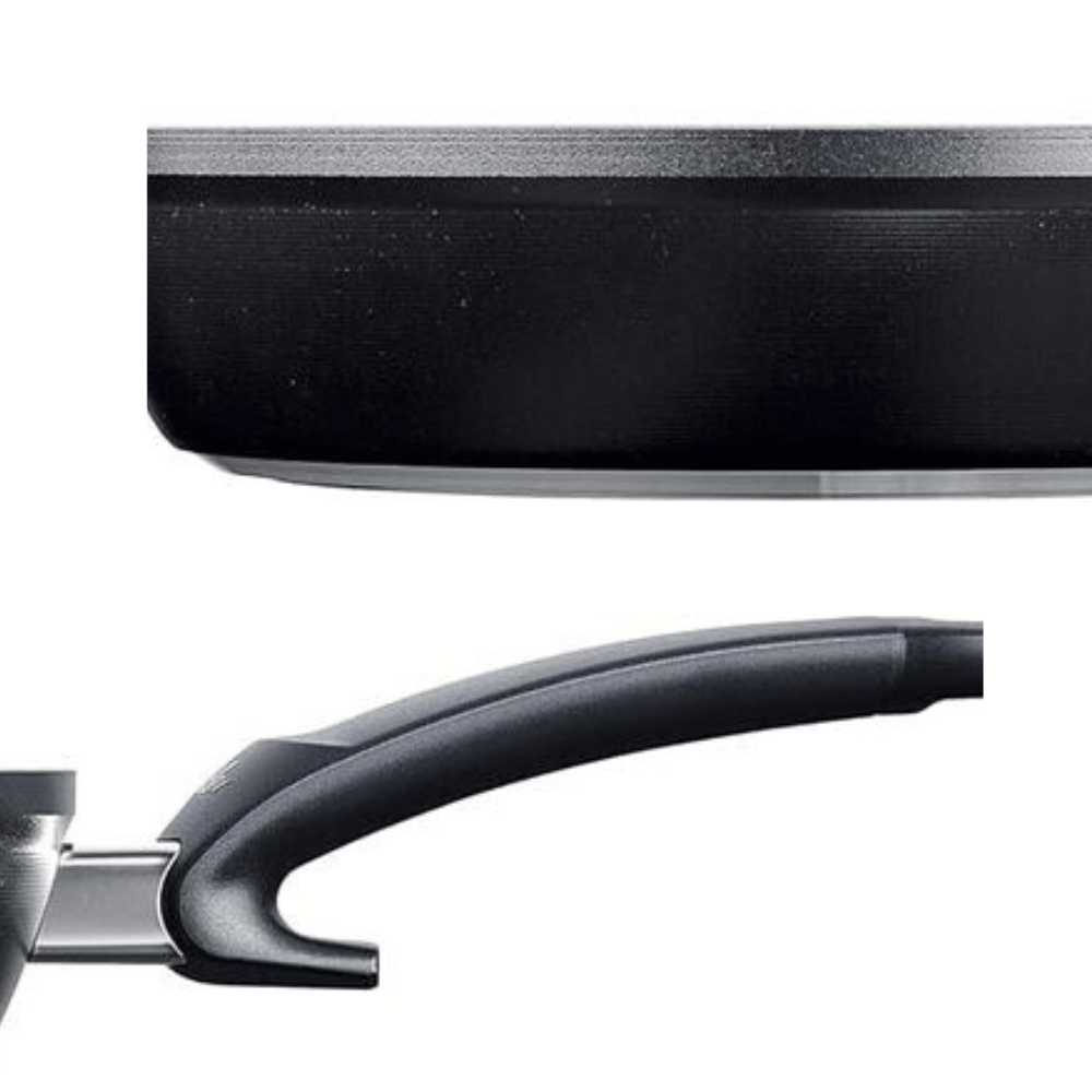 Chảo chống dính Fissler Ceratal Comfort màu đen 24/28 cm