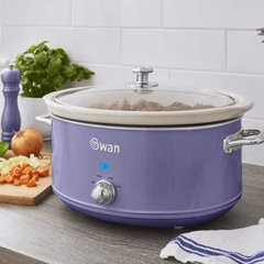 Nồi nấu chậm Swan Retro 3,5L nhiều màu