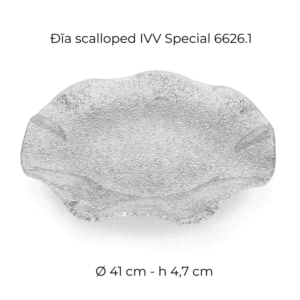 Đĩa scalloped IVV Special nhiều màu, nhiều kích cỡ
