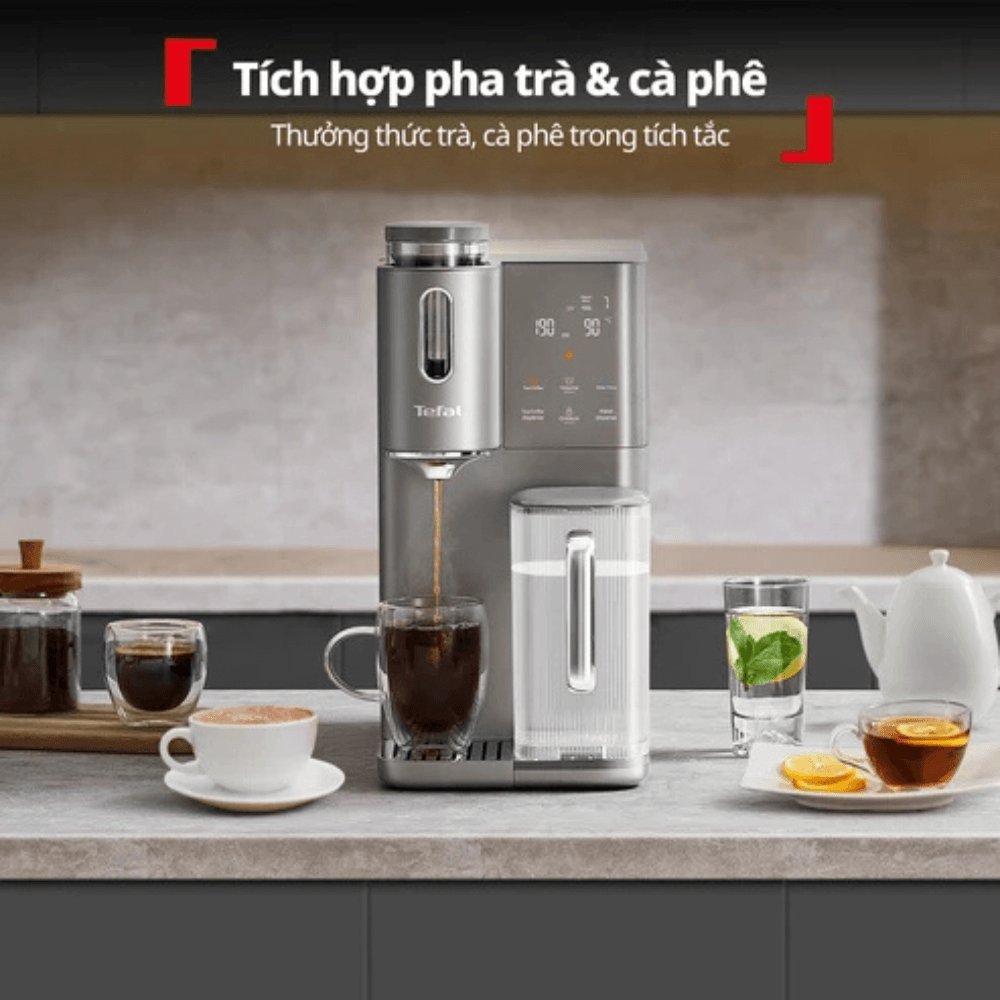 Máy lọc nước đa năng TEFAL Pure Water Plus (có pha trà và cà phê)