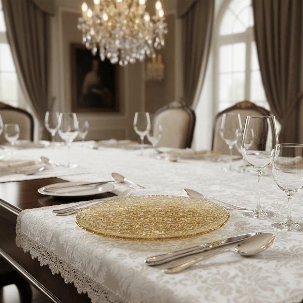 Đĩa Arabesque Gold Leaf 37cm IVV 7401.3