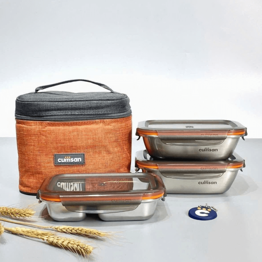 Set Đựng Cơm Cao Cấp Cuitisan Togo Flora