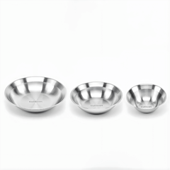 Bộ 3 Dĩa Sâu Tròn Inox Cao Cấp Cuitisan EC11-043S3