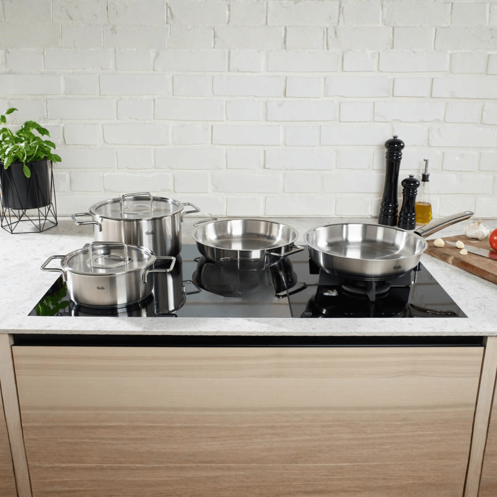 Bộ nồi Fissler Pure Collection 5 món vung kính kèm chảo made in Germany