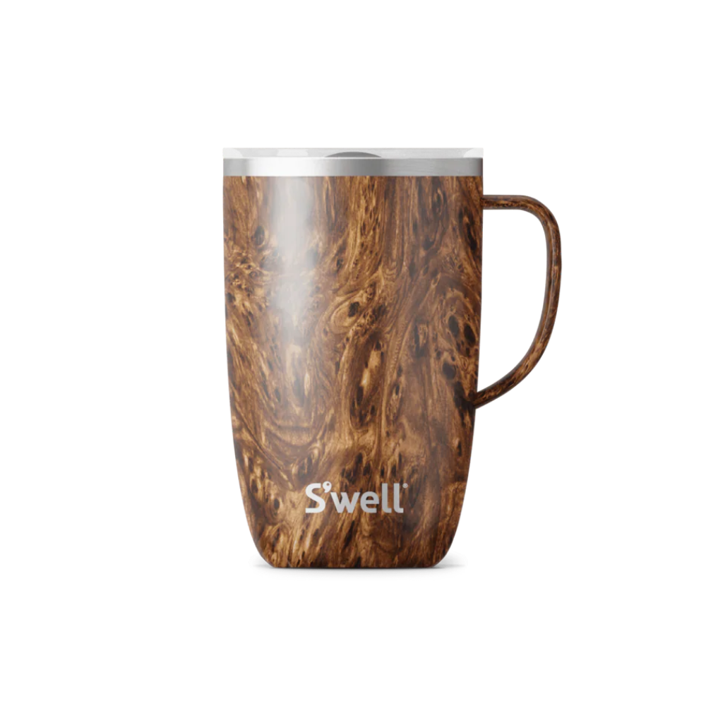 Cốc cách nhiệt S'Well bằng thép không gỉ, có nắp trượt và quai cầm