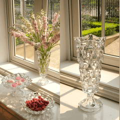 Bình hoa pha lê chân đế Bohemia Samba