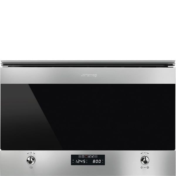 Lò vi sóng kèm nướng Smeg MP322X1 Classica âm tủ 22L