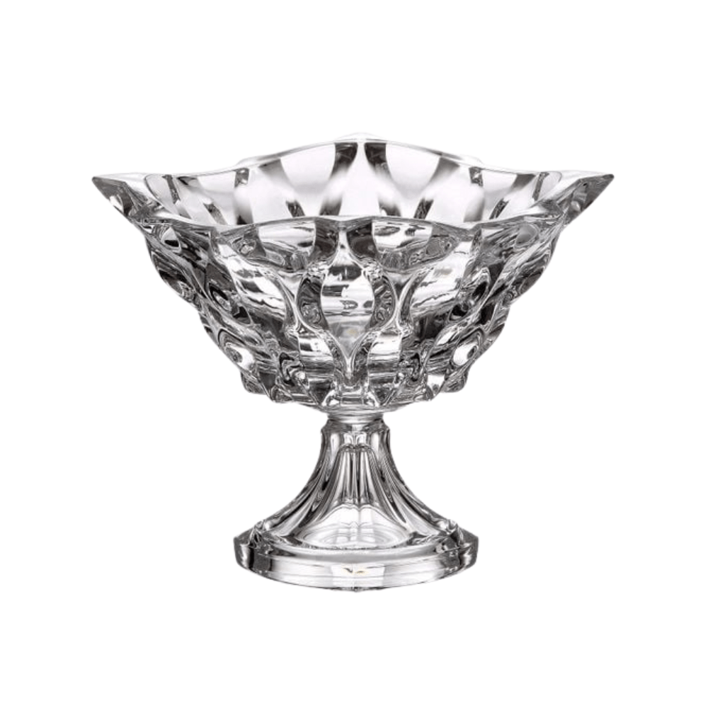 Chân bồng pha lê Bohemia Samba 30,5cm nhiều màu