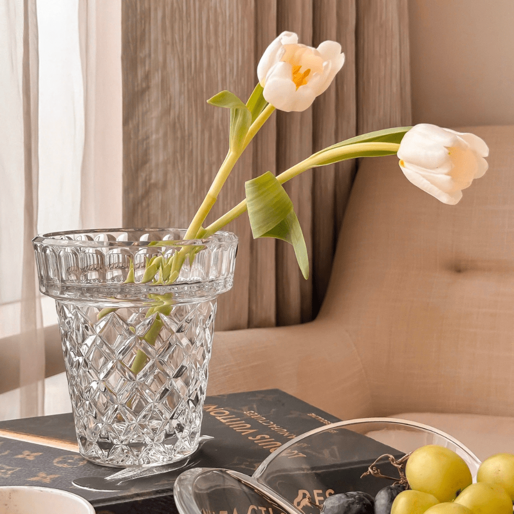 Lọ hoa Diamond Classic Crystal Bohemia