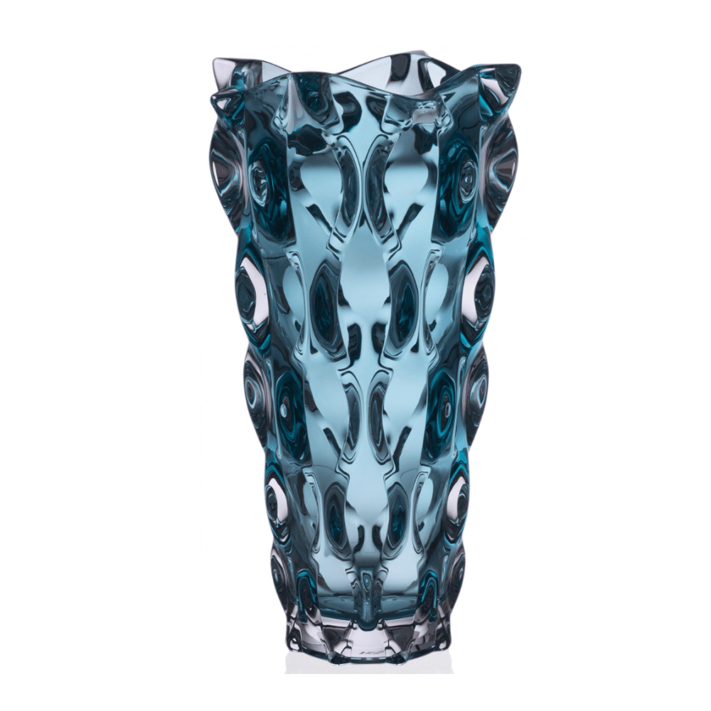 Bình hoa pha lê Bohemia Samba 30,5 cm nhiều màu