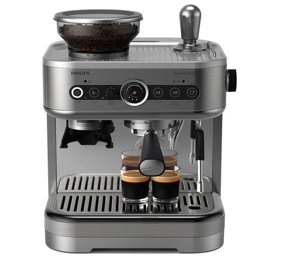 Máy pha cà phê bán tự động Philips Barista Brew PSA3218/01 màu bạc