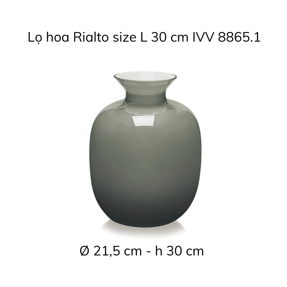 Lọ hoa IVV Rialto nhiều màu sắc, kích cỡ