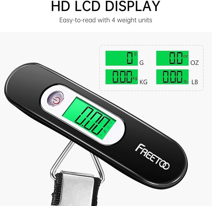 Cân hành lý FREETOO màu đen