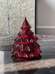 Thố Tree đỏ 16.5cm Crystal Bohemia