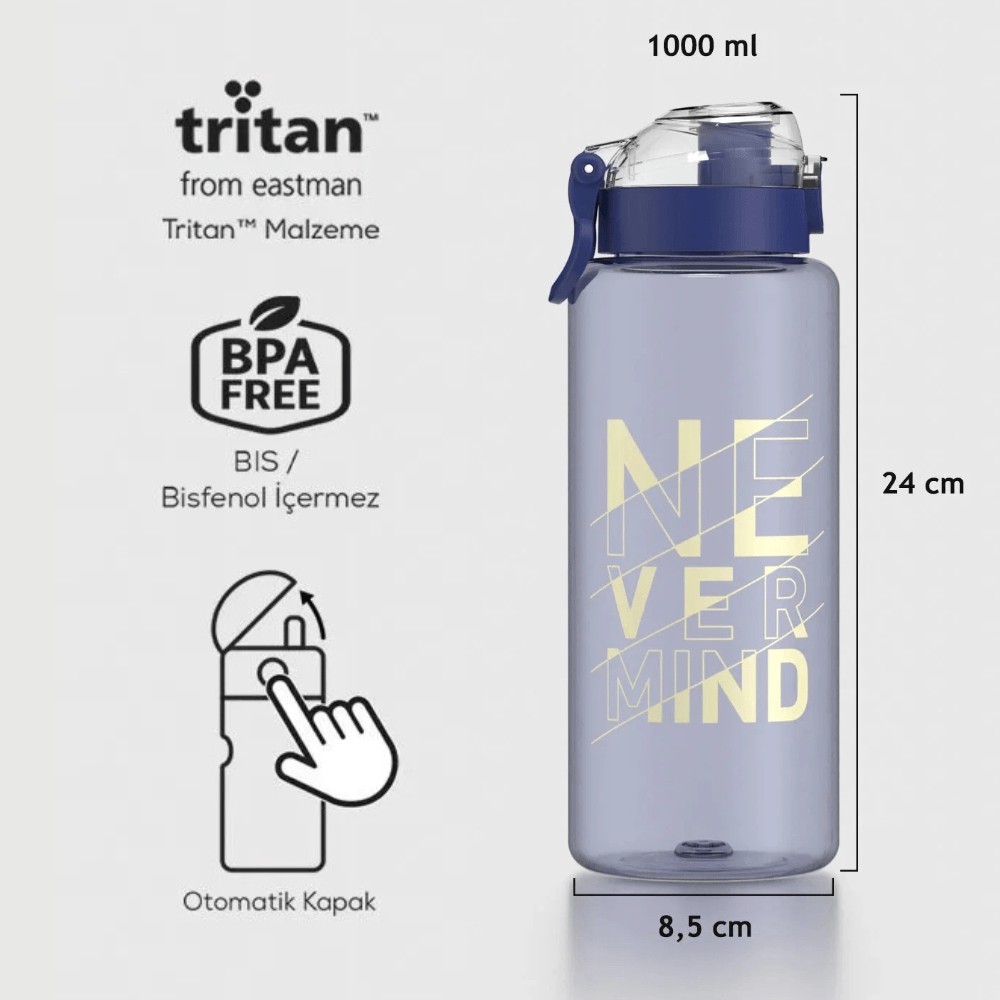 Bình nước Tritan cao cấp Renga Saga Loop 1000ml - 912138 nhiều màu