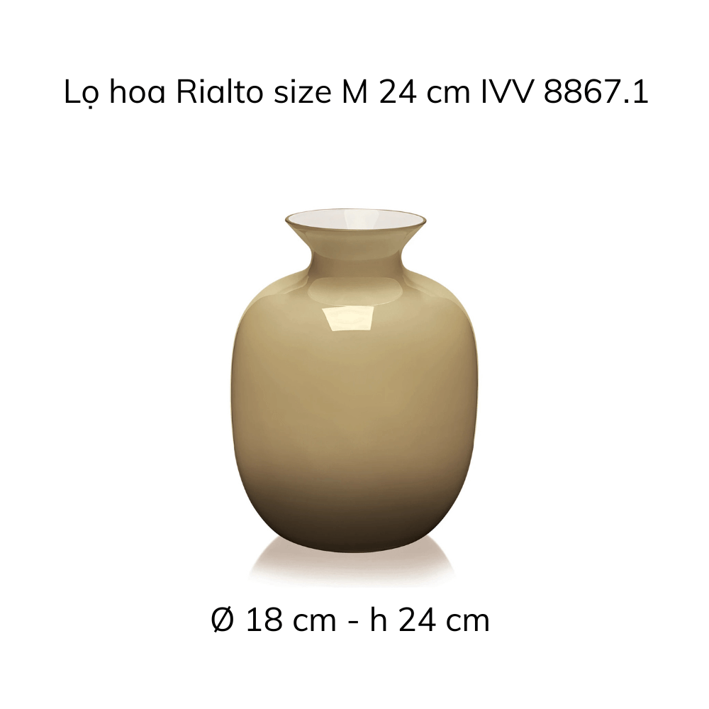 Lọ hoa IVV Rialto nhiều màu sắc, kích cỡ
