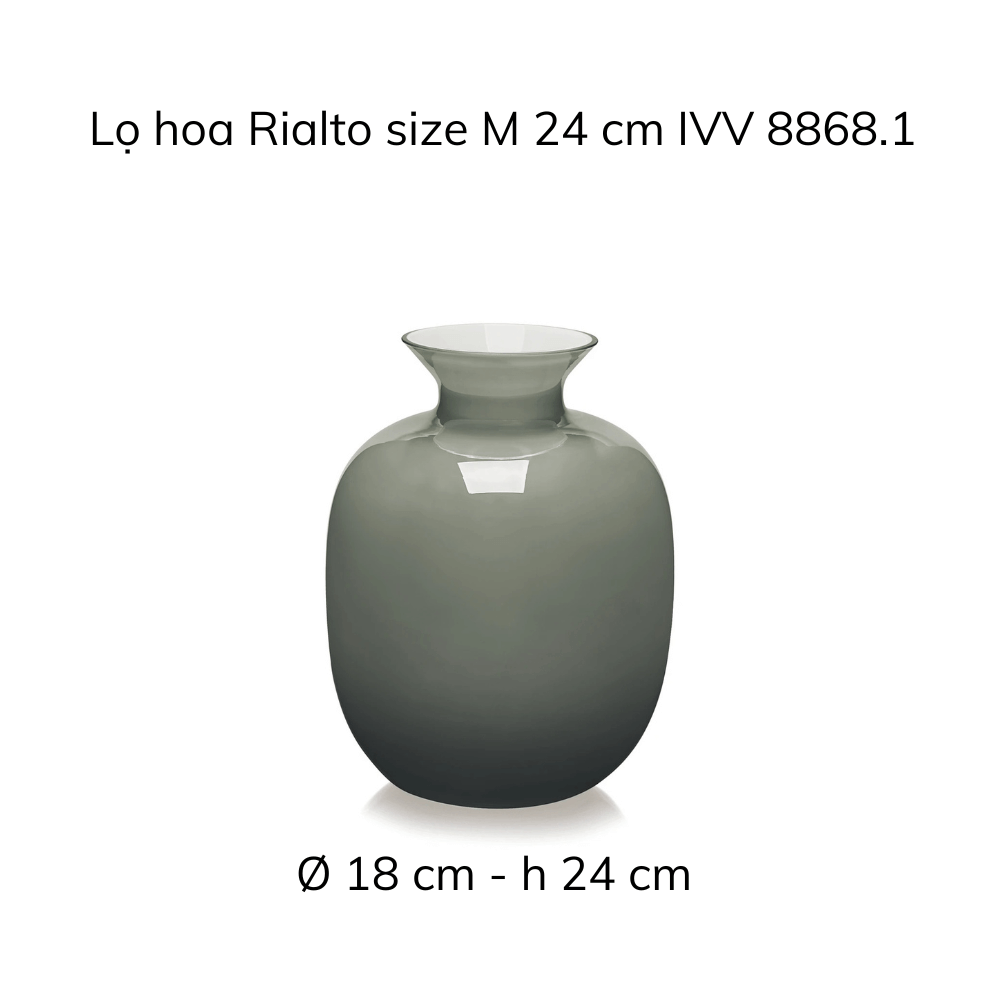 Lọ hoa IVV Rialto nhiều màu sắc, kích cỡ