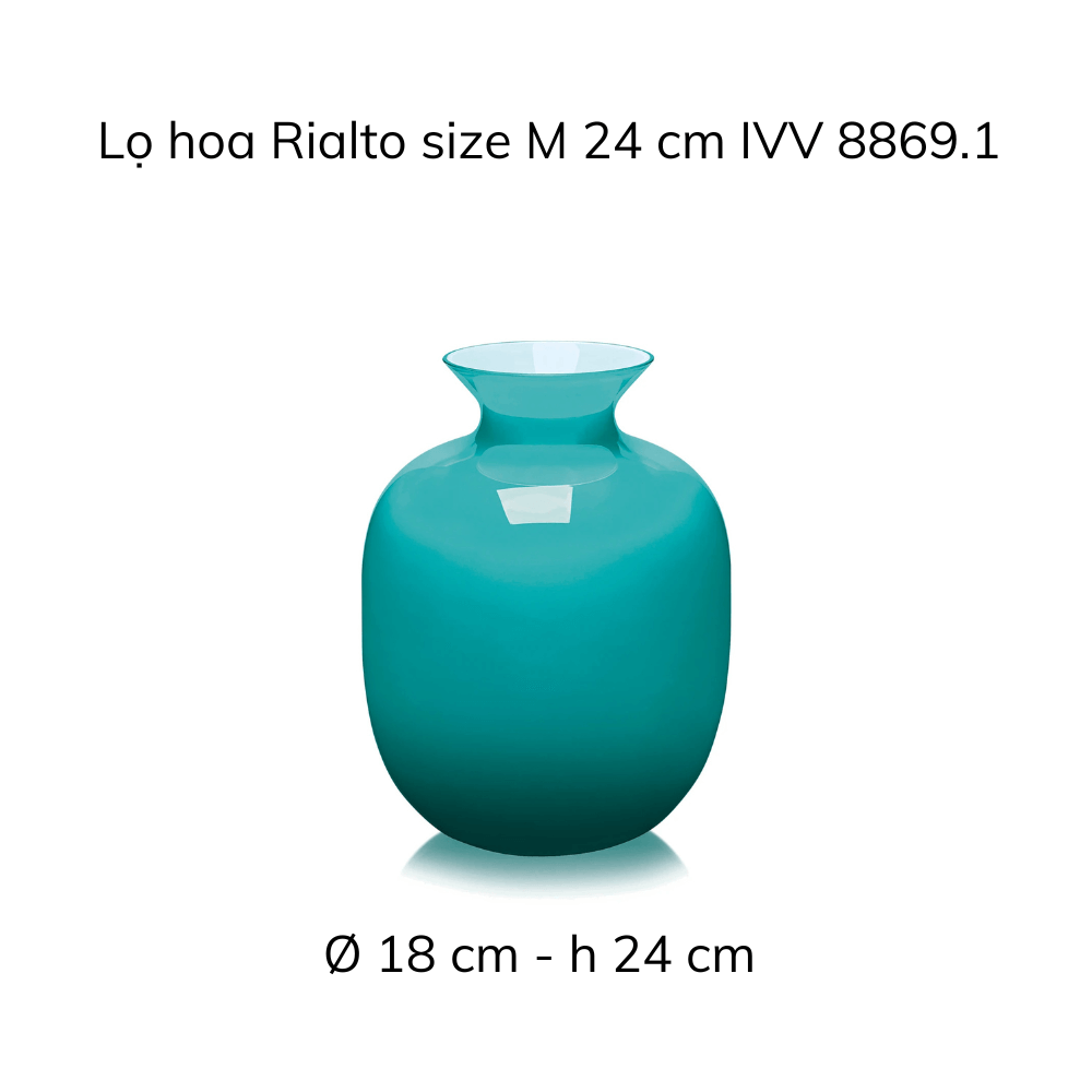 Lọ hoa IVV Rialto nhiều màu sắc, kích cỡ