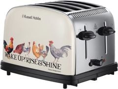 Máy nướng bánh mì Russell Hobbs Rise & Shine 25780 4 lát màu kem