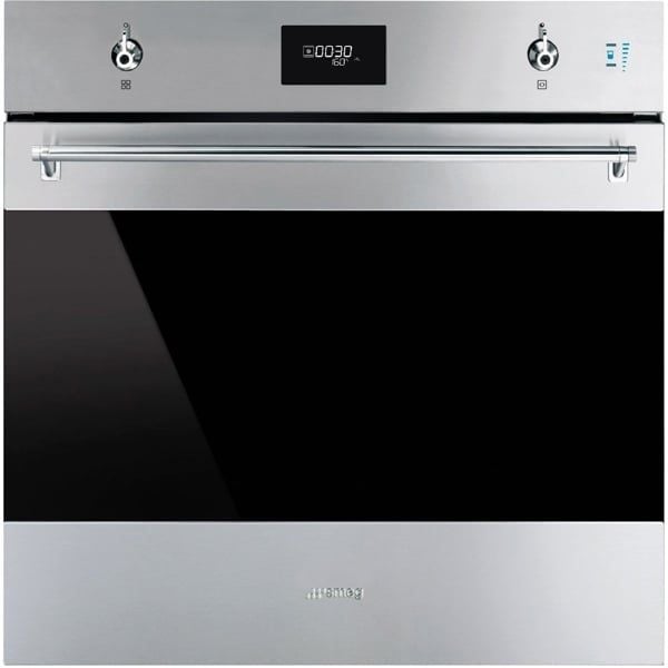 Lò nướng kèm hấp Smeg Classica SO6301S2X âm tủ inox