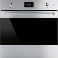 Lò nướng kèm hấp Smeg Classica SO6301S2X âm tủ inox
