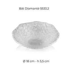 Bát pha lê IVV Diamante, nhiều màu, nhiều kích cỡ