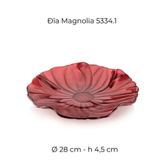 Đĩa pha lê IVV Magnolia nhiều màu, nhiều kích cỡ