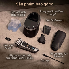 Máy cạo râu BRAUN Series 9 Pro+ 9597cc Made in Germany