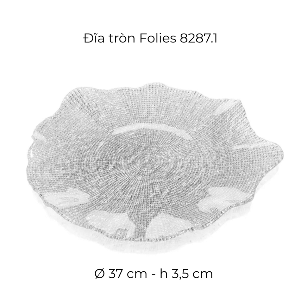 Đĩa tròn IVV Folies nhiều màu, nhiều kích cỡ