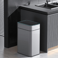 Thùng rác cảm ứng ELPHECO cánh bướm inox 15L ELPH9830 có đèn, nhiều màu