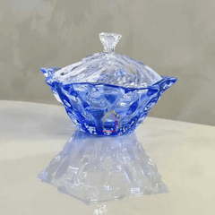 Thố pha lê Bohemia Samba 21cm nhiều màu