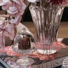 Đĩa chân đế có nắp Rogaska Windsor 12cm