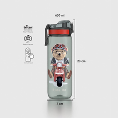 Bình nước trẻ em Tritan cao cấp Renga Rybo-X 630ml - 912063 nhiều màu