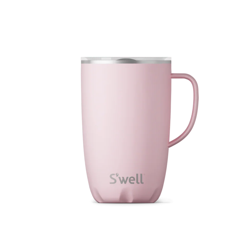 Cốc cách nhiệt S'Well bằng thép không gỉ, có nắp trượt và quai cầm