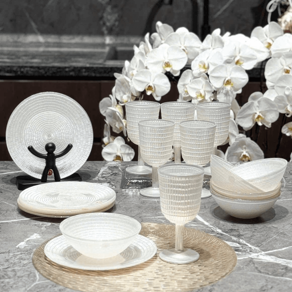 Set 18 món bát, đĩa, ly cao cấp Viola From Germany