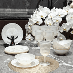 Set 18 món bát, đĩa, ly cao cấp Viola From Germany