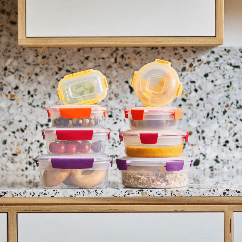 Bộ 8 Hộp Tròn & Vuông Joseph Joseph 1000013