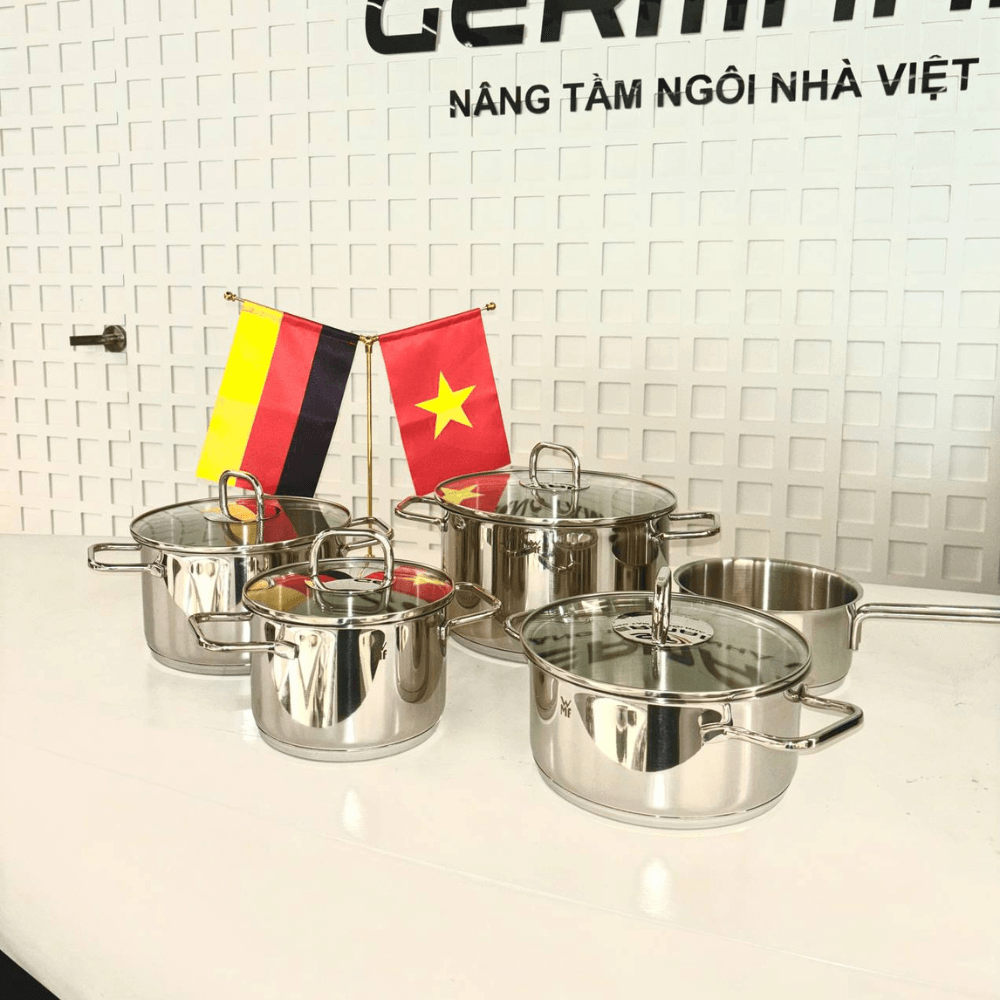 Bộ nồi WMF Inspiration 5 món vung kính, nhiều phân loại