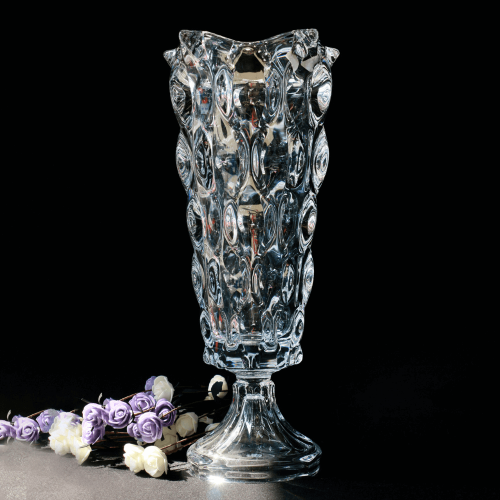 Bình hoa pha lê chân đế Bohemia Samba