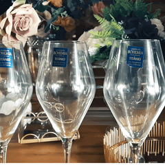 Set 6 ly vang trắng Loxia 470ml Crystal Bohemia