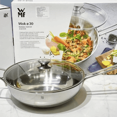 Chảo sâu lòng WMF Wok 30cm 5,5L có tay cầm